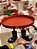 SUPORTE DECORATIVO EM METAL VERMELHO 30CM - PRÉ VENDA 2025 - Imagem 1