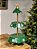 SUPORTE ÁRVORE DECORATIVA C/ 2 ANDARES EM METAL VERDE 67CM - Imagem 7