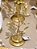 CANDELABRO EM METAL DOURADO 25CM - PRÉ VENDA 2025 - Imagem 2