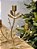 CANDELABRO EM METAL DOURADO 30CM - Imagem 2