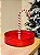 BANDEJA CANDY CANNE REDONDA EM METAL VERMELHA - Imagem 1
