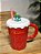 CANECA COM TAMPA E CANUDO VERMELHA - Imagem 4