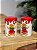 PORTA SAL E PIMENTA DECORATIVO GINGERBREAD 8CM KIT COM 2 UNIDADES - Imagem 4