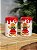 PORTA SAL E PIMENTA DECORATIVO GINGERBREAD 8CM KIT COM 2 UNIDADES - Imagem 1