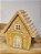 CASINHA EM RESINA GINGERBREAD COM LED - Imagem 1