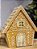 CASINHA EM RESINA GINGERBREAD COM LED - Imagem 5