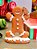 BONECO GINGERBREAD EM RESINA 14CM - PRÉ VENDA 2025 - Imagem 1