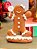 BONECO GINGERBREAD EM RESINA 14CM - PRÉ VENDA 2025 - Imagem 2