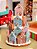 CASINHA GINGERBREAD EM RESINA COM LED 28CM - PRÉ VENDA 2025 - Imagem 1