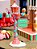 POSTE COM PLACA E BONECOS GINGERBREAD EM RESINA COM LED - PRÉ VENDA 2025 - Imagem 4