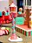 POSTE COM PLACA E BONECOS GINGERBREAD EM RESINA COM LED - PRÉ VENDA 2025 - Imagem 1