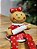 BONECA GINGERBREAD SENTADA COZINHEIRA COM ROLO DE MASSAS - Imagem 2