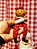 BONECA GINGERBREAD SENTADA COZINHEIRA COM ROLO DE MASSAS - PRÉ VENDA 2025 - Imagem 1