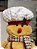 BONECO GINGERBREAD EM PÉ XADREZ 60CM - Imagem 2