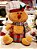 BONECO GINGERBREAD SENTADO XADREZ 46CM - PRÉ VENDA 2025 - Imagem 2