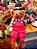 URSO SENTADO COM CARTOLA VERMELHO 50CM - Imagem 6