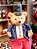 URSO SENTADO VERMELHO E AZUL 56CM - PRÉ VENDA 2025 - Imagem 3