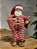 PAPAI NOEL COLECIONÁVEL DE PIJAMA COM CASTIÇAL E GATINHO 28CM - Imagem 4