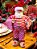 PAPAI NOEL COLECIONÁVEL DE PIJAMA COM CASTIÇAL E GATINHO 28CM - PRÉ VENDA 2025 - Imagem 1