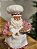 PAPAI NOEL COLECIONÁVEL COZINHEIRO 28CM - Imagem 3