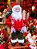 PAPAI NOEL EM PÉ VERMELHO E VERDE 46CM - PRÉ VENDA 2025 - Imagem 4