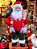 PAPAI NOEL EM PÉ VERMELHO E VERDE 46CM - PRÉ VENDA 2025 - Imagem 1