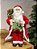 PAPAI NOEL EM PÉ BRANCO E VERDE 45CM - Imagem 1