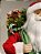 PAPAI NOEL EM PÉ BRANCO E VERDE 45CM - Imagem 5