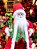 PAPAI NOEL EM PÉ BRANCO E VERDE 45CM - PRÉ VENDA 2025 - Imagem 2