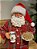 PAPAI NOEL COLECIONÁVEL DE PIJAMA VERMELHO 28CM - Imagem 2