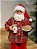 PAPAI NOEL COLECIONÁVEL DE PIJAMA VERMELHO 28CM - Imagem 4