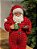 PAPAI NOEL COLECIONÁVEL DE PIJAMA VERMELHO 28CM - Imagem 4