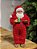 PAPAI NOEL COLECIONÁVEL DE PIJAMA VERMELHO 28CM - Imagem 5