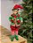 BONECO ELFO EM PÉ VERDE E VERMELHO 47CM - Imagem 1