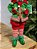 BONECO ELFO EM PÉ VERDE E VERMELHO 47CM - Imagem 3
