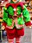 BONECO ELFO EM PÉ VERDE E VERMELHO 47CM - PRÉ VENDA 2025 - Imagem 3
