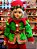 BONECO ELFO EM PÉ VERDE E VERMELHO 47CM - PRÉ VENDA 2025 - Imagem 2