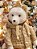 URSO BRANCO MENINA COM SUETER CHAMPANHE 46,5CM - PRÉ VENDA 2025 - Imagem 2