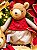 BONECO URSO MENINA EM PÉ VERMELHO E BEGE 33CM - PRÉ VENDA 2025 - Imagem 1