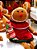BONECO MENINA GINGERBREAD VERMELHO E BRANCO 48CM - PRÉ VENDA 2025 - Imagem 1