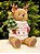 URSO EM RESINA COM SUETER VERMELHO E BRANCO 29,5CM - Imagem 2