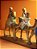 TRÊS REIS MAGOS NOS CAMELOS COM CASTIÇAL EM RESINA 41CM - PRÉ VENDA 2025 - Imagem 2