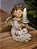 ANJO COM VELA COM LED BRANCO E DOURADO 15CM - Imagem 2