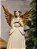 ANJO EM RESINA DOURADO E CHAMPANHE 33CM - Imagem 2