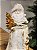PAPAI NOEL RESINA DOURADO E CHAMPANHE 23CM - Imagem 2