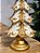 ÁRVORE EM RESINA DOURADO E CHAMPANHE 42CM - Imagem 3