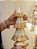 ÁRVORE EM RESINA DOURADO E CHAMPANHE COM LED 30,5CM - PRÉ VENDA 2025 - Imagem 4