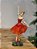 BAILARINA EM RESINA VERMELHA 25CM - Imagem 5