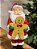 PAPAI NOEL EM RESINA COM GINGERBREAD 25CM - Imagem 6