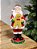 PAPAI NOEL EM RESINA COM GINGERBREAD 25CM - Imagem 1